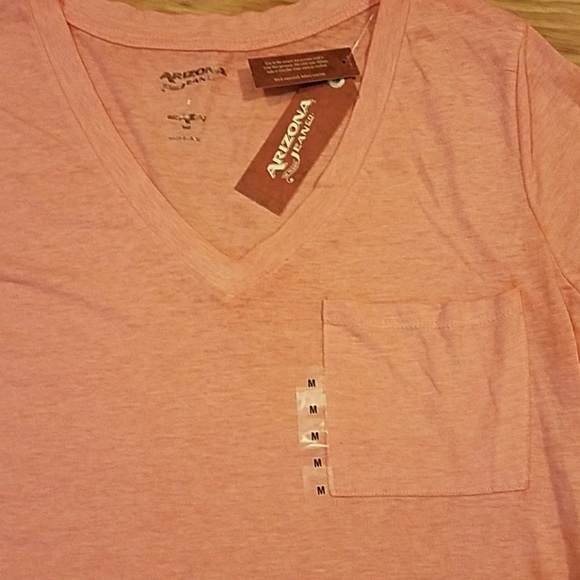 NWT Arizona Tees Coral & Mint - Picture 2 of 3